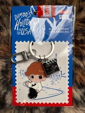 Dimoo World Dimoo's Holiday Los Angeles Keychain pop mart new